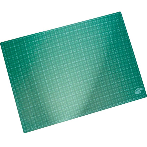 Base de corte/Tapete para cortar de A1 90x60 cm verde oscuro sin PVC 